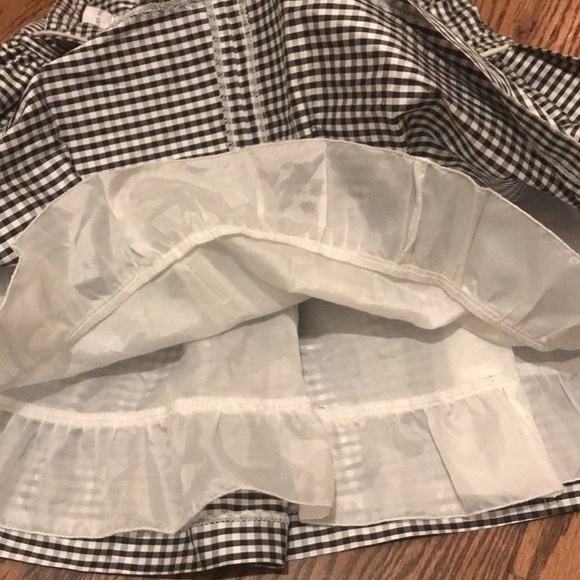 Black gingham skirt - Picture 3 of 4